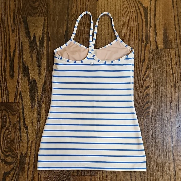 Lululemon Athletica Blue Striped and Purple Block Tank Tops - Lot Of 2 - Picture 5 of 9